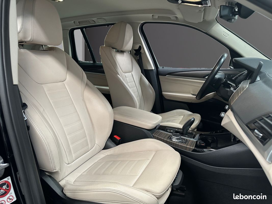 BMW X3 xDrive20d 190ch BVA8 LUXURY LINE Caméra de Recul Sièges Chauffants et électriques Garantie 12 Mois (image 9)