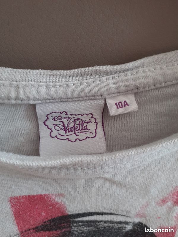 Tee-shirt fille Violetta (image 2)