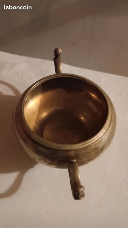 Sucrier métal argenté (image 4)