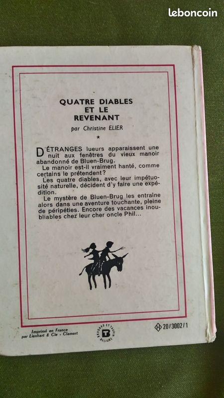 Bibliothéque rose-Quatre diables et le revenant (image 2)