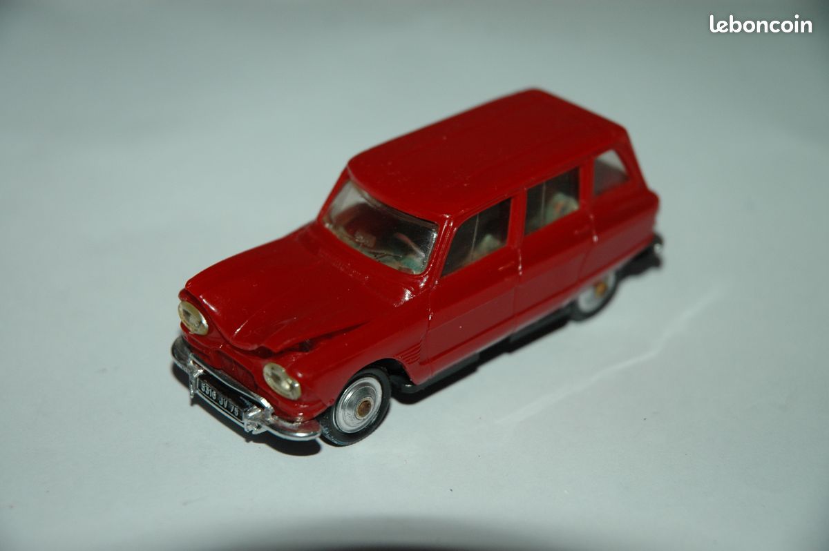 NOREV Citroën Ami 6 Break 1969 Gris Rosé | Miniature Échelle 1/87 - Modèle Réduit Pour Collectionneur Adulte