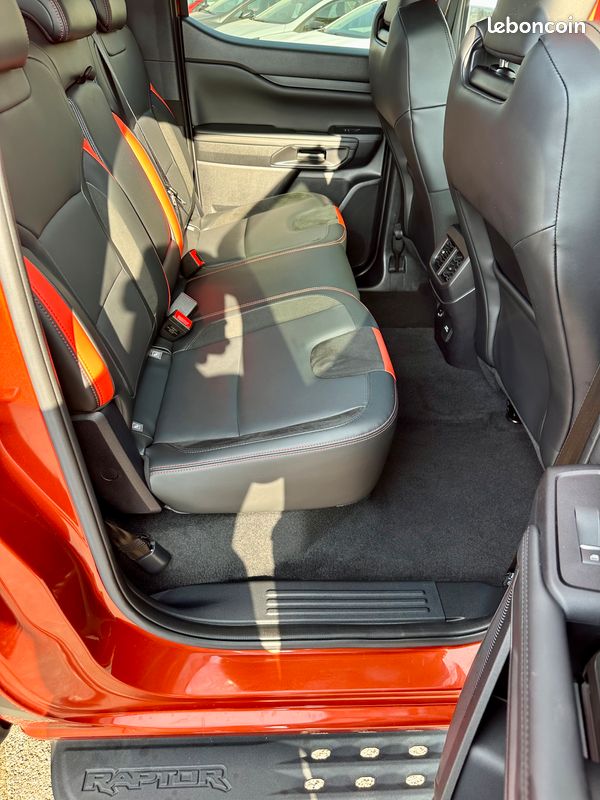 Ford Raptor 3,0 ECOBOOST 292CV DOUBLE CABINE GPS CARPLAY + CAMERA 360° + ATTELAGE + HIFI B&O + RIDEAU DE BENNE (image 7)