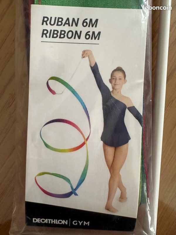 Lot De 6 Rubans De Gymnastique Colorés Pour Enfants - 2 Mètres Avec Bâton Tournoyant - Idéal Danse Rythmique Et Jeux