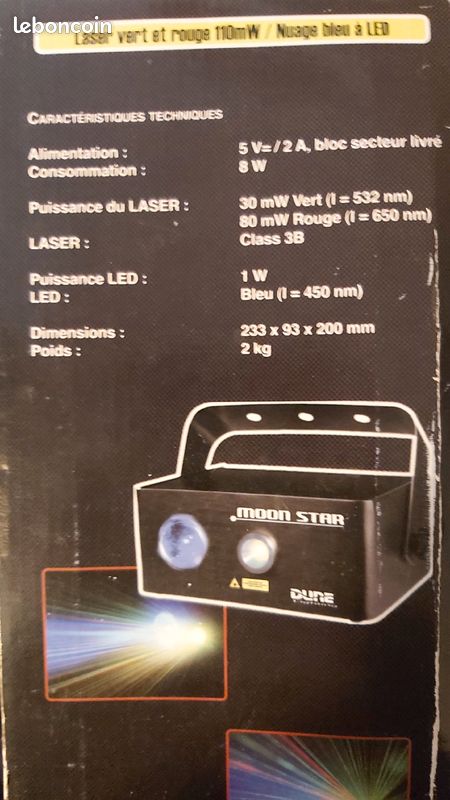 Moon Star Laser ambiance (image 3)