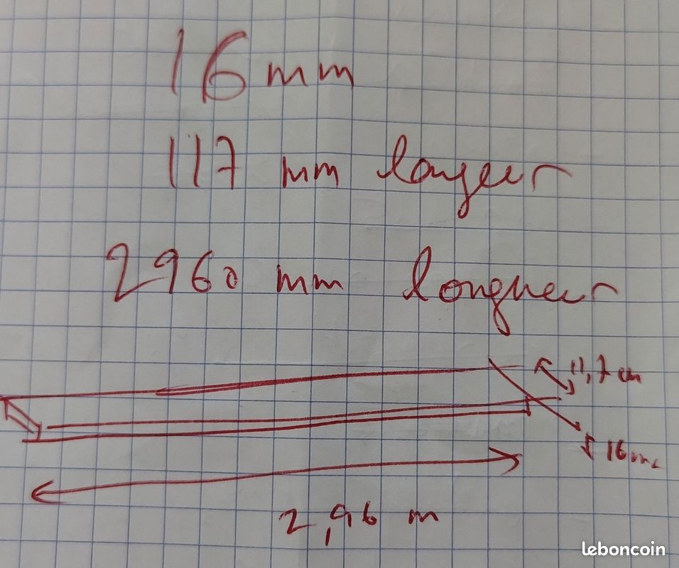 Lame medium stratifié blanc (image 4)