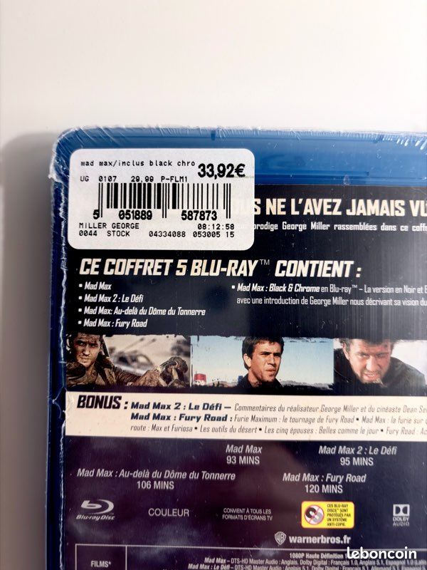 MAD Max High-Octane collection en Blu-ray / Neuf (image 3)
