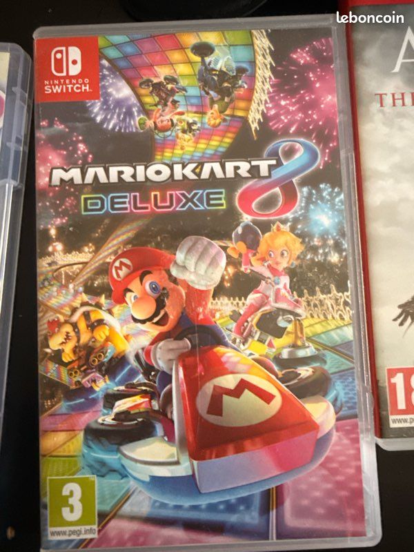 Nintendo Switch classique + 3 jeux – Très bon état (image 4)
