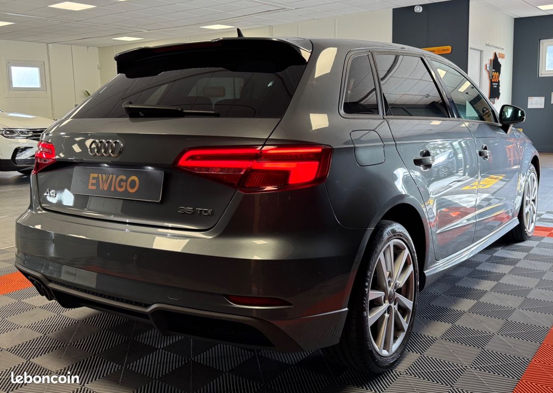 AUDI A3 SPORTBACK 2.0 TDI 150Ch S LINE EXT S-TRONIC BVA - APPLE CARPLAY - SIEGES CHAUFFANTS (image 14)