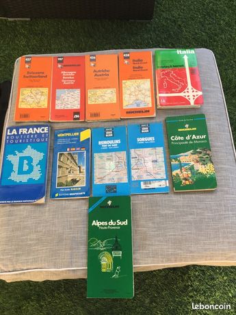 CARTE ROUTIÈRE ANCIENNE Cycliste MICHELIN Paris France +50km EUR 24,90 - FR