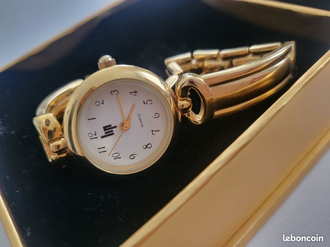 Montre Lip rare acier/ or (image 1)