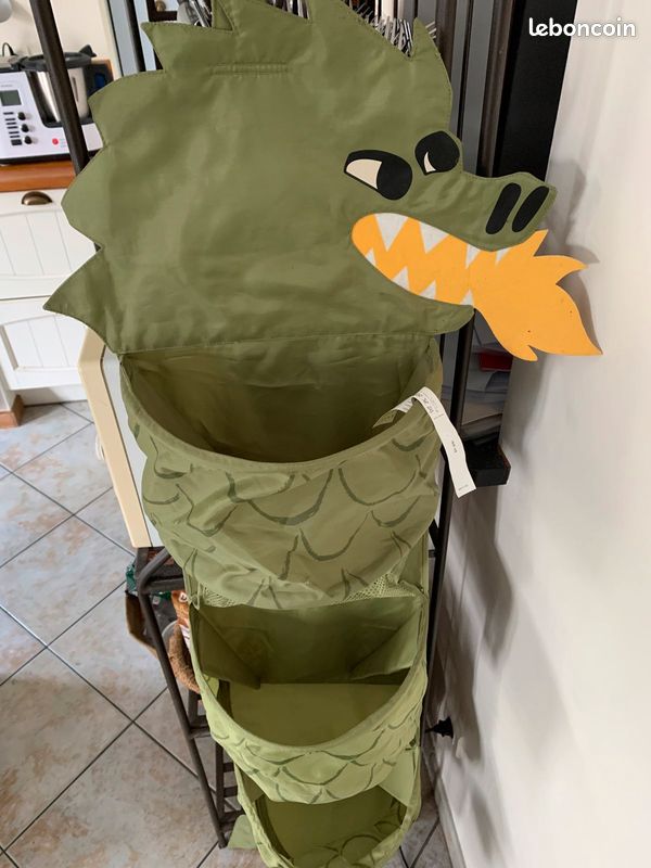 Coffres à jouet miroir pour chambre enfant thème dragons chevalier (image 2)