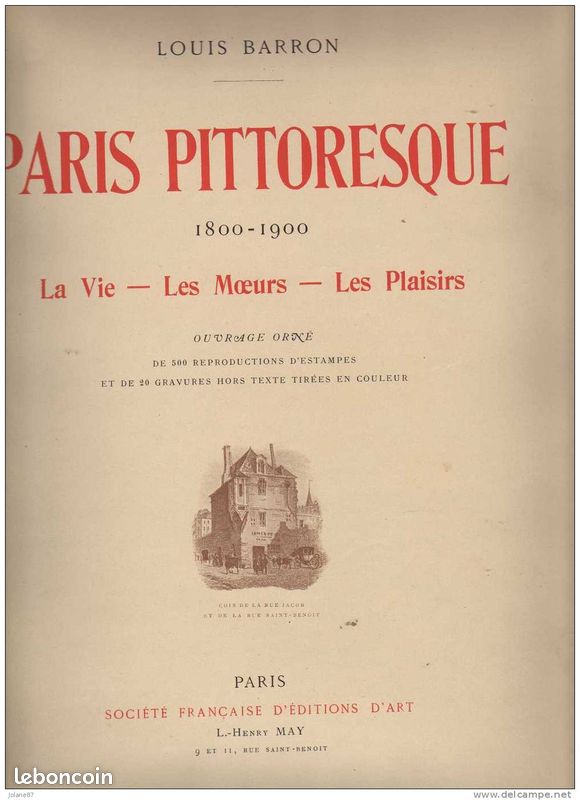 Paris pittoresque 1800 1900 (image 3)