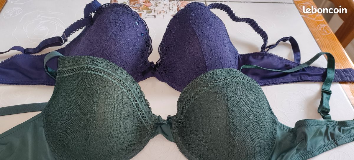 Lot De 2 Soutiens-gorge De Sport Femme, Noir Et Blanc, Maintien Moyen, Taille M, Sans Armatures
