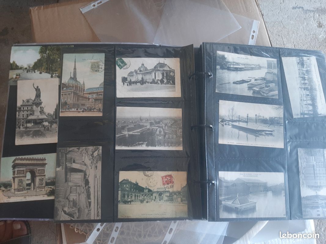 Unique lot 23 cartes postales de PARIS dont la crue de Janvier 1910 (image 1)