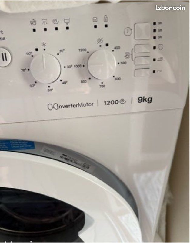 Machine à laver Indesit MyTime 9kg (image 2)