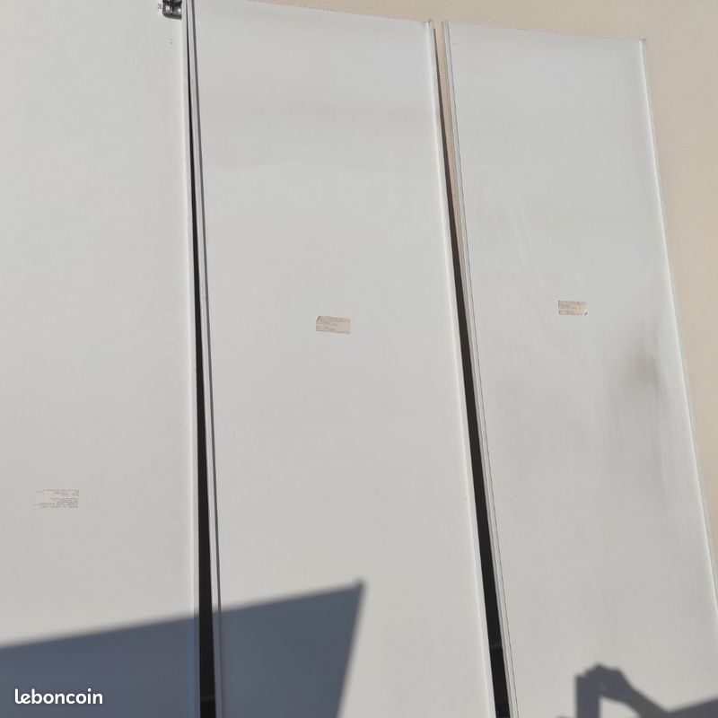 Lot de 4 portes coulissantes avec rails (image 1)