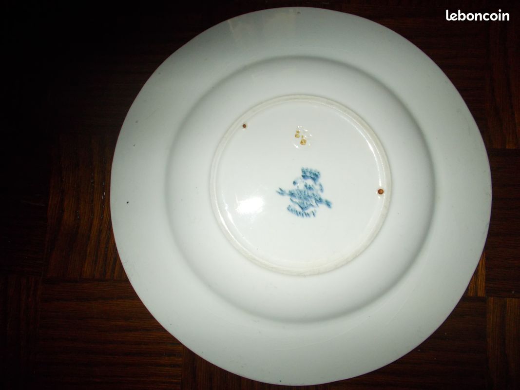Assiette Longwy gobelins (image 2)