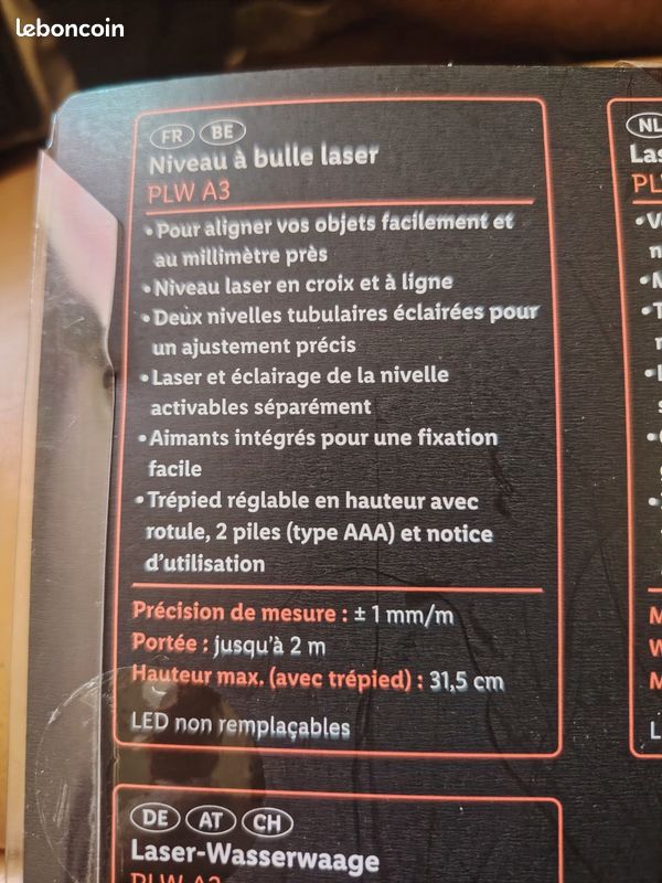 Niveau à bulles Parkside (image 4)