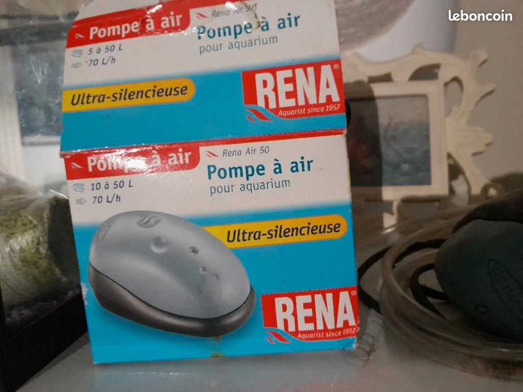 Aquarium avec épuisettes et pompe à air (image 2)