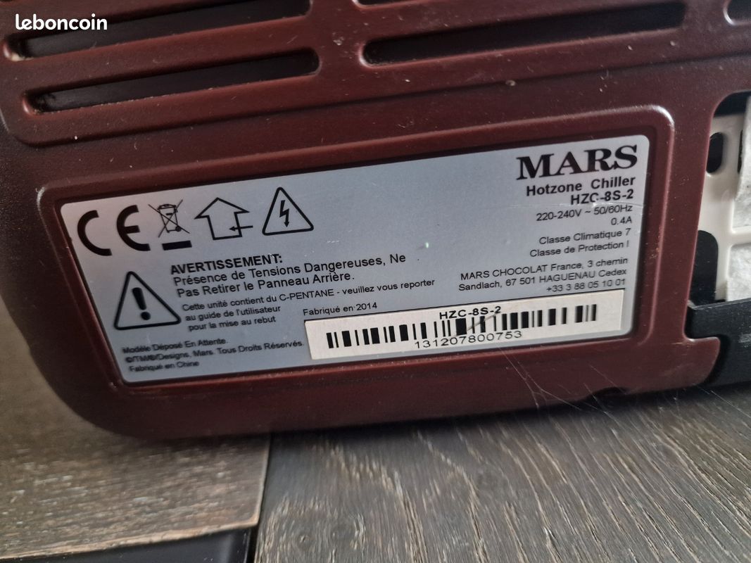 Mini Frigo Mars – Style Chocolat, Compact Et Fonctionnel Pour Bureau Ou Chambre