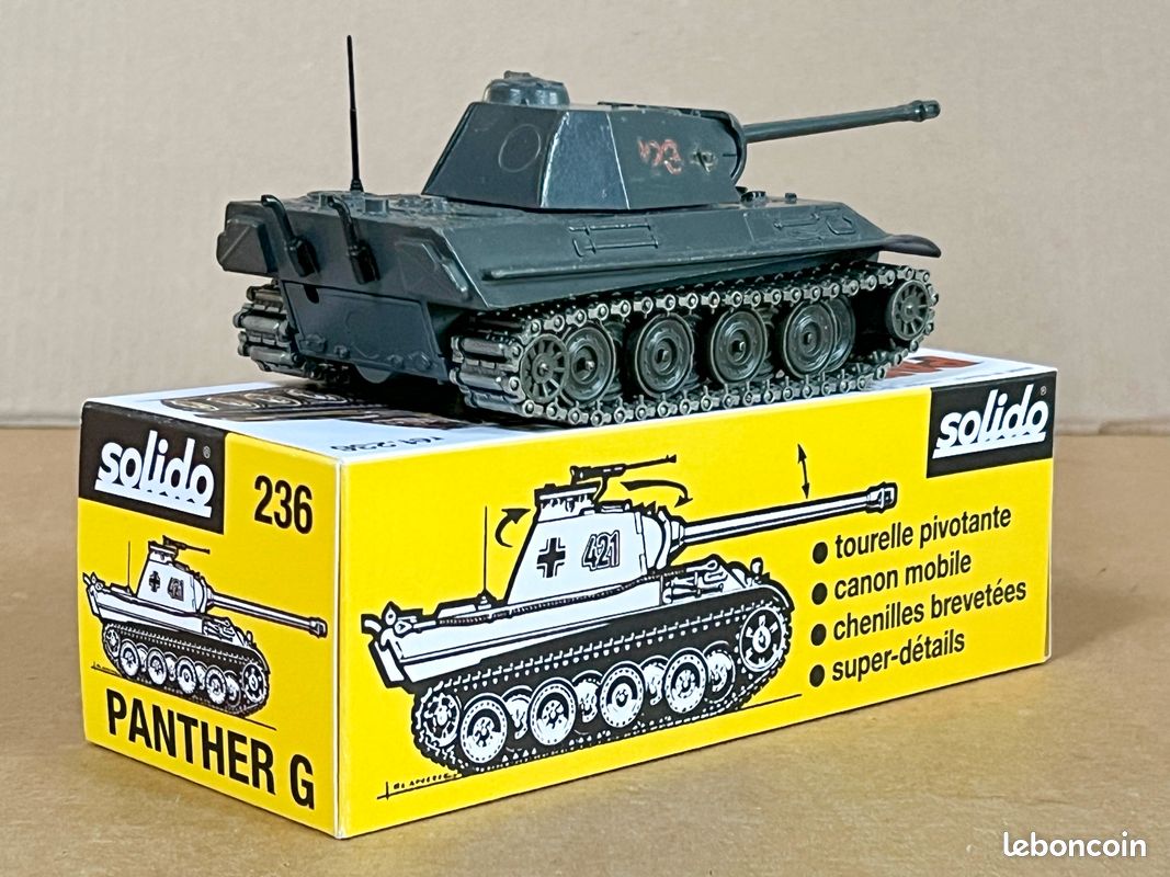SOLIDO: CHAR / Tank Allemand Panther G EUR 12,50 - FR