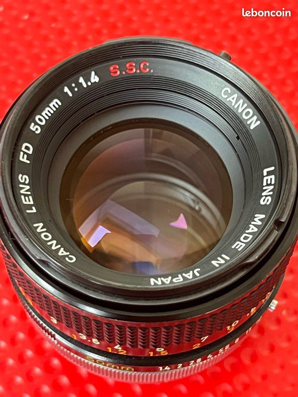 Canon A1 et 50mm f1.4 SSC - Révélateur Photo