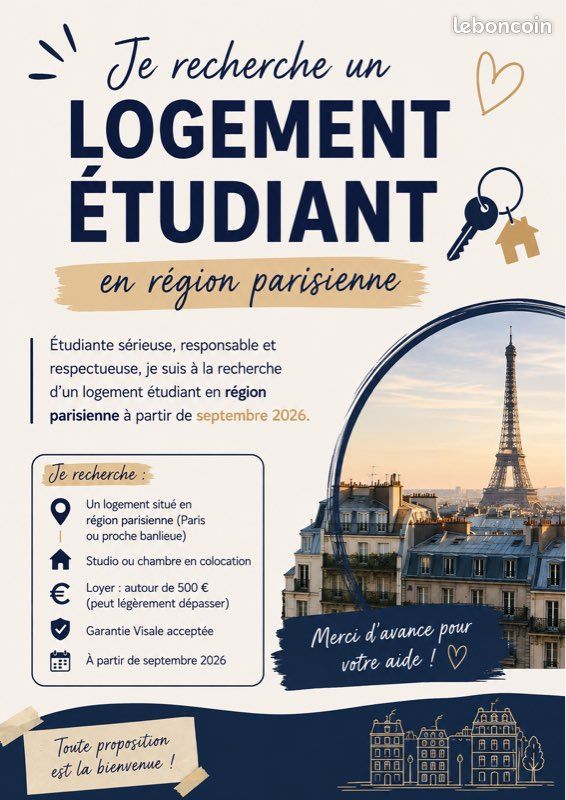 Appartement 1 pièce 10 m² · à Paris · 10 m² · 550 €