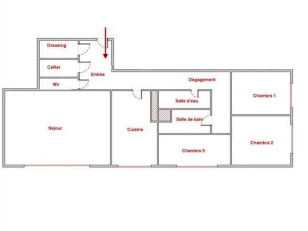 Appartement a louer paris-13e-arrondissement - 5 pièce(s) - 94 m2 - Surfyn