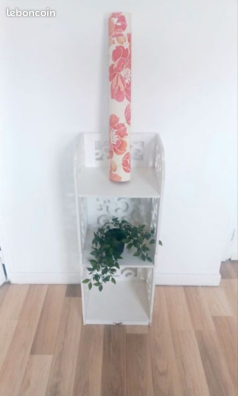 Papier peint vintage fleurs roses (image 4)