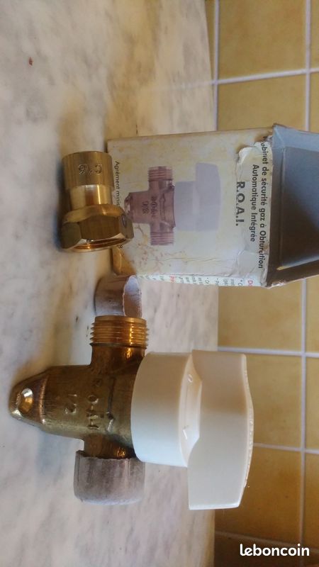 Robinet de sécurité Gaz à obturation automatique intégrée (image 2)