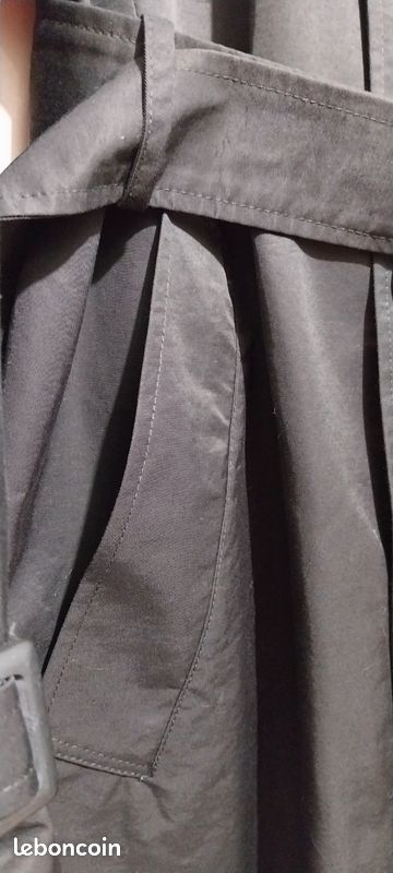 Trench homme noir 44/46 (image 5)