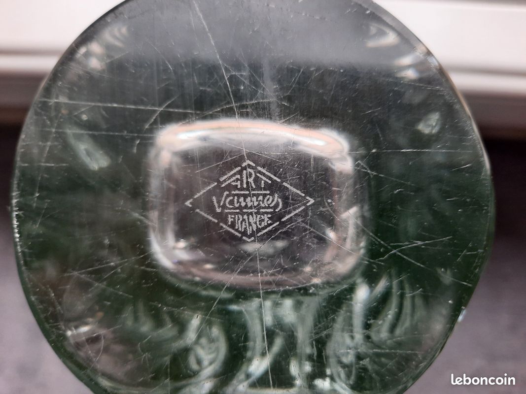 Vase cristal "Art Vannes France" (image 4)