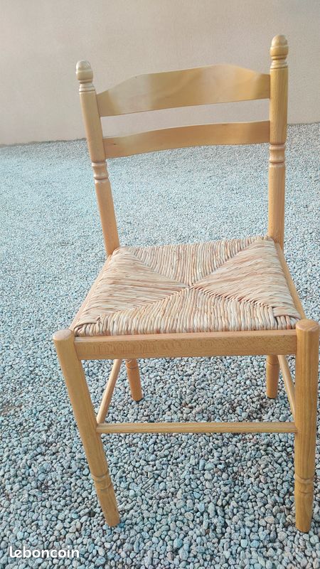 4 chaises en bois (image 5)