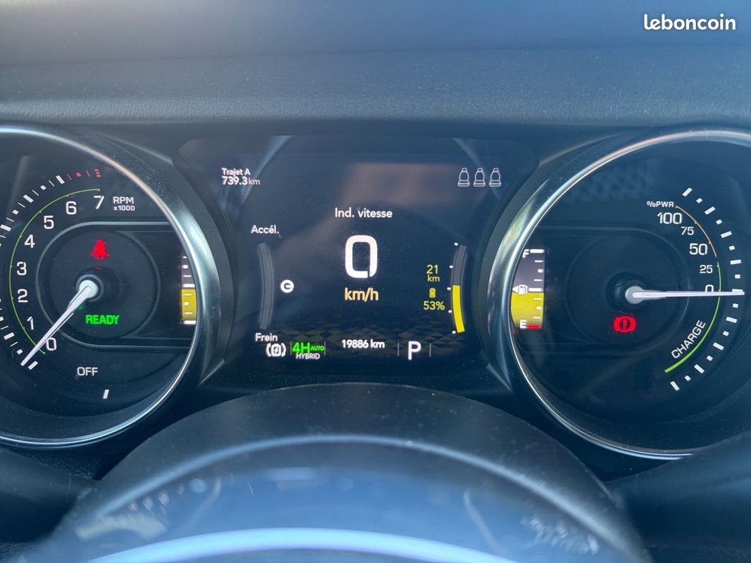 JEEP WRANGLER Unlimited 4xe 2.0 l T 380 ch PHEV 4x4 BVA8 Overland (image 13)