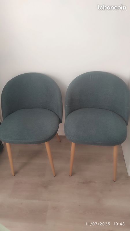 Le lot de deux chaises (image 1)