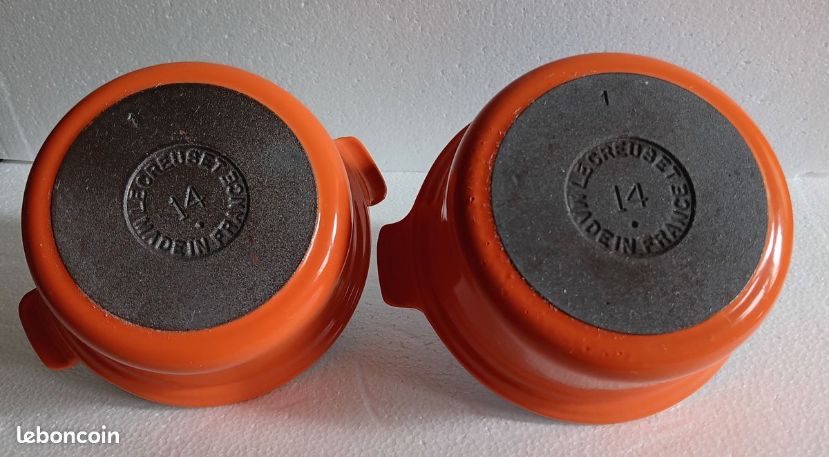 Lot de 2 mini cocottes LE CREUSET - Ø 14 cm (image 3)