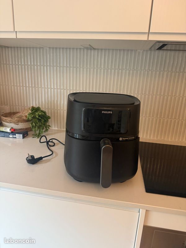 Friteuse Philips Airfryer Connectée Série 5000 XXL HD9285/93 - 7,2 Litres Technologie Rapid Air