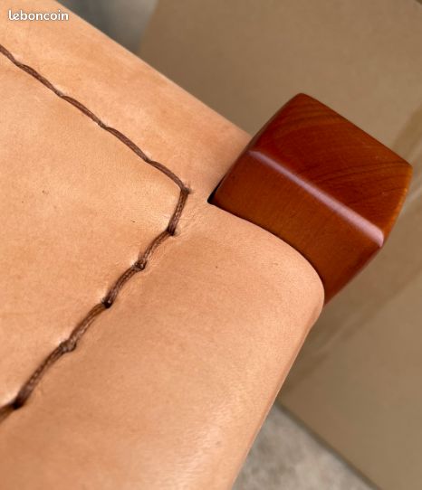 Tabouret en cuir Hermès (image 5)