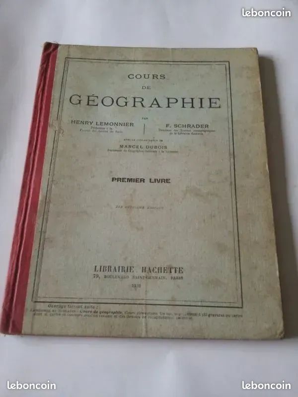 Cours de géographie Lemonnier Schrader (image 1)