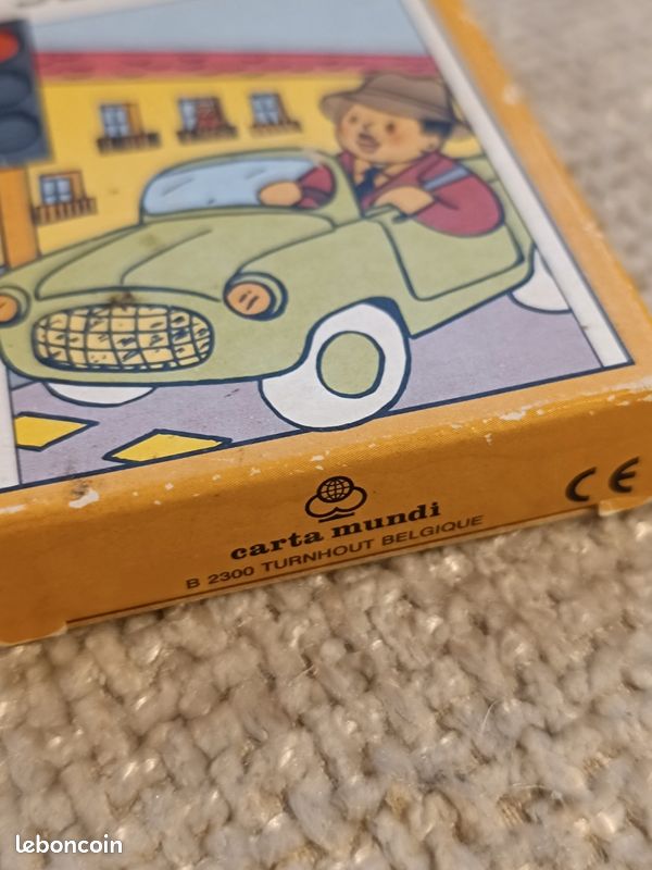 Jeu De 7 Familles Vintage Thème Auto - Ancien Et Rare