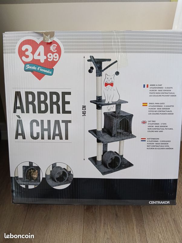 Arbre à chat centrakor état neuf (image 1)