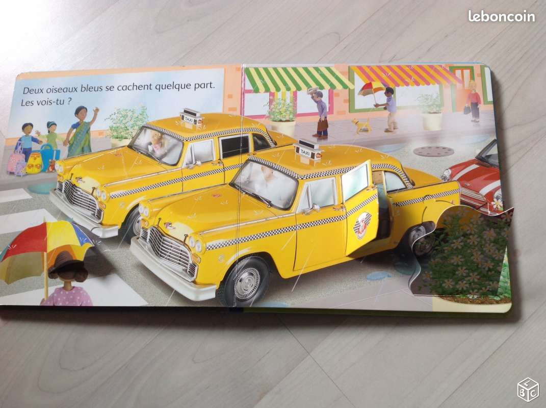 Livre enfant avec rabats "les voitures" (image 2)