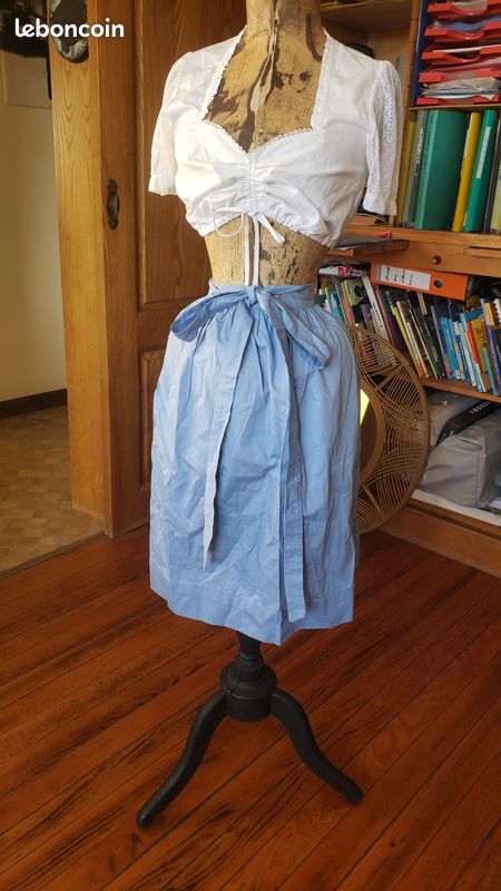 Tablier Blouse Court En Coton - 7/8 - Neuf Avec étiquettes - Pour Cuisine Ou Atelier