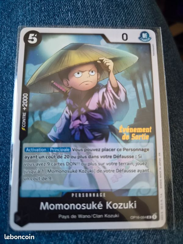 Carte one piece Momonosuke stamp (image 1)