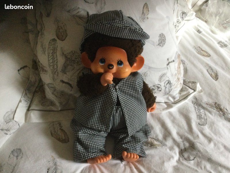 Peluche Vintage Ajena Kiki Sekiguchi – Grande Taille 45 Cm – Superbe état