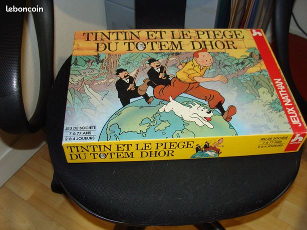 Jeu De Société Tintin - Le Piège Du Totem D'hor - Édition De Luxe Limitée Complète