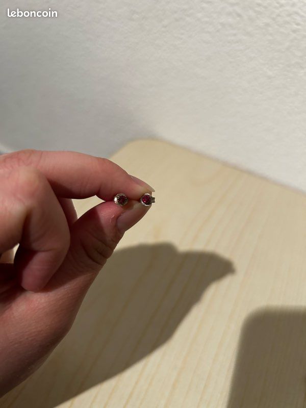 Joli boucle d’oreille pierre de naissance (image 1)