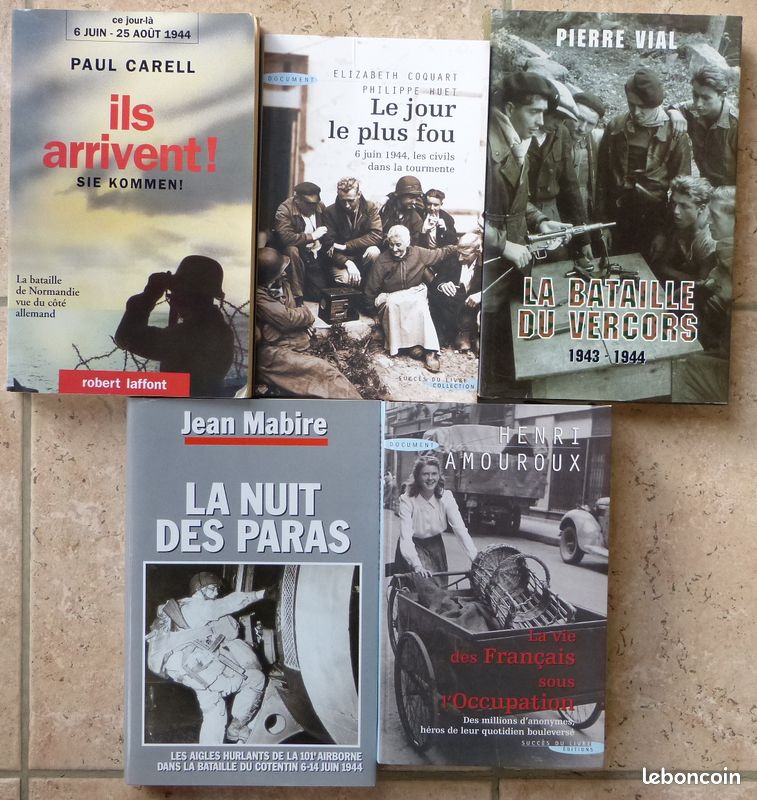Livres sur la 2ème guerre mondiale (image 2)