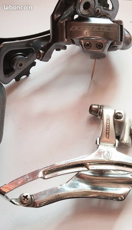 Pédalier Campagnolo Centaur 10v – 175 Mm – Double Plateau – Italien – Vintage