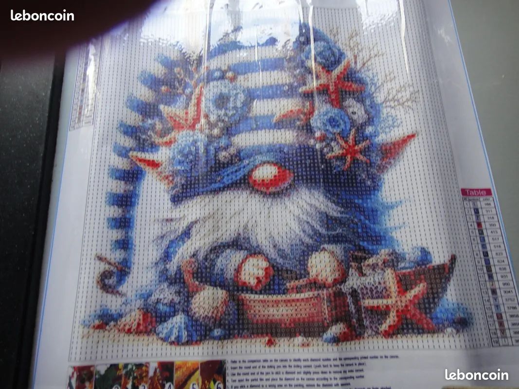 2 adorables lutins en diamond painting neufs (image 1)